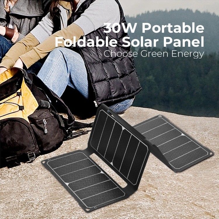 أحدث خلايا الطاقة الشمسية IP68 30W 12V لوحة شمسية قابلة للطي مثالية للتطبيقات الأخرى