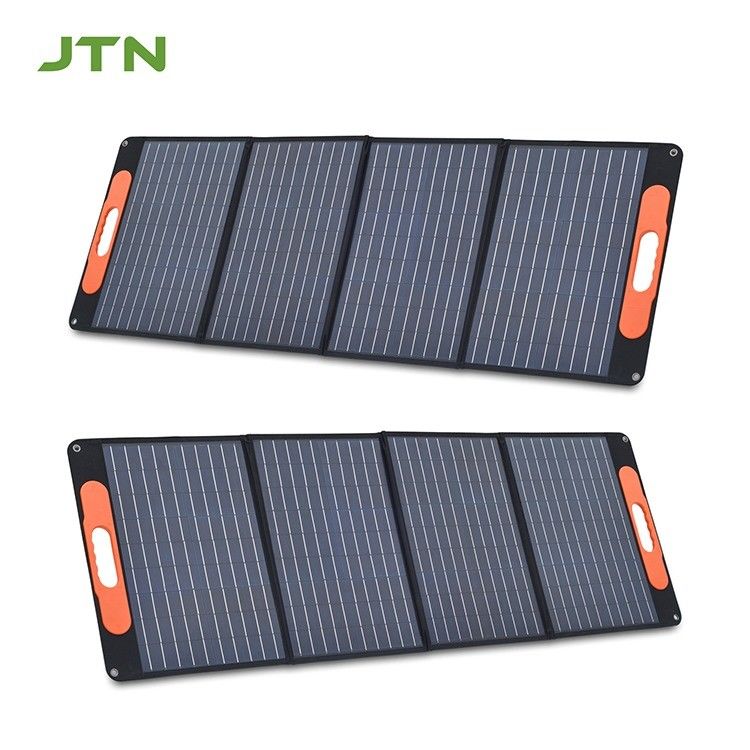 MC4 سوكيت قابلة للطي لوح شمسي محمول شاحن شمسي للتخييم 24v 120w 150w